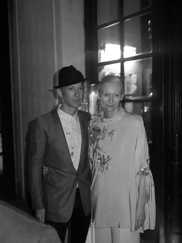 Jefferson Hack and Tilda Swinton