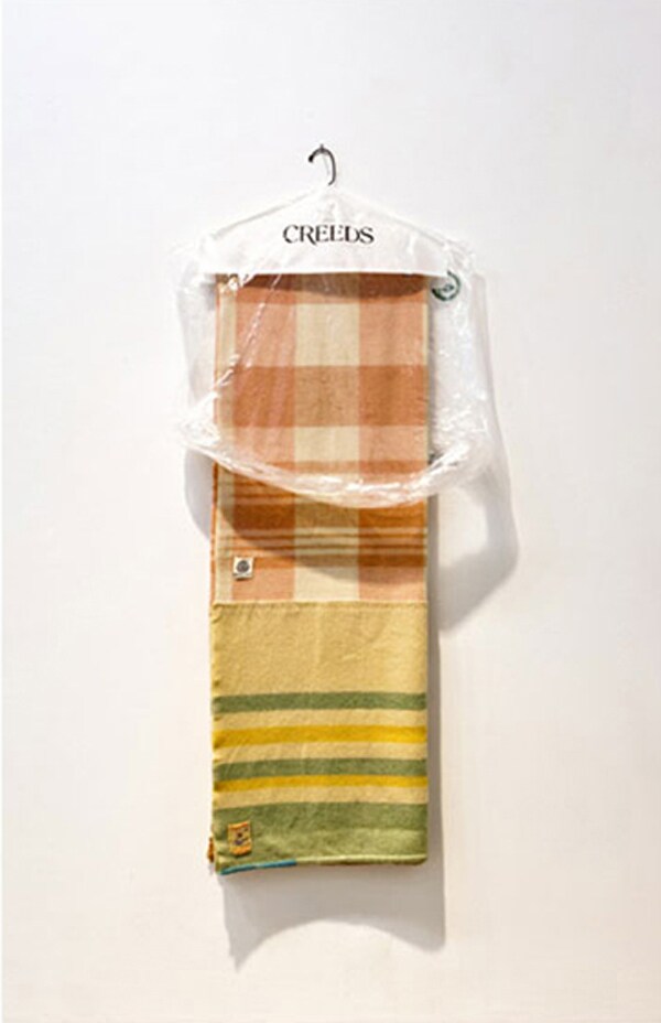 Liz Magor, Laurentian/Woolmark, 2011, Wool, fabric, paper, p