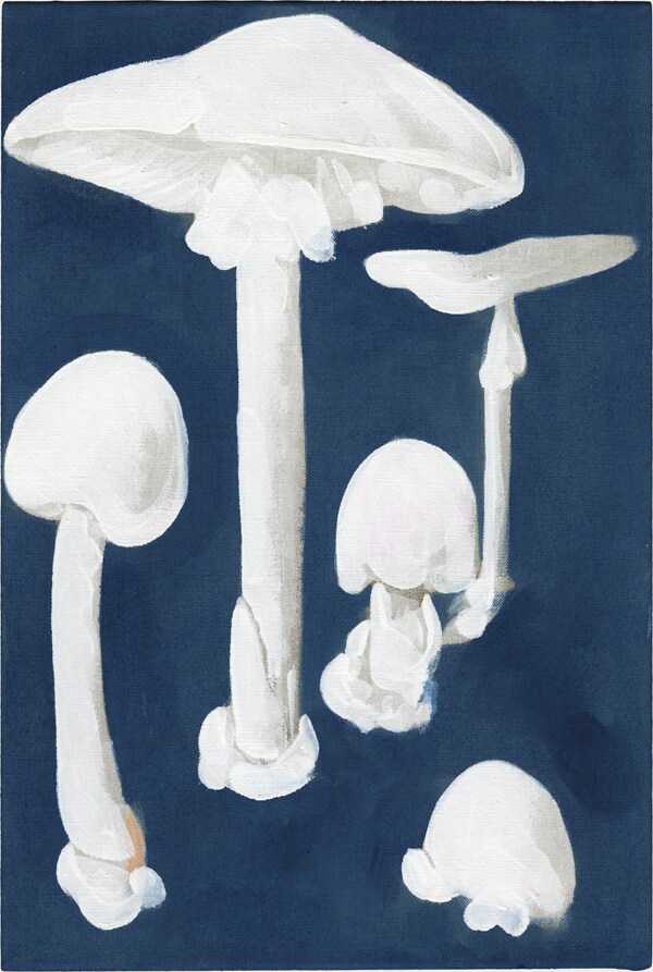 Simon Popper, Not So Fun Guy, Acrylic on linen, 420mm x 285m