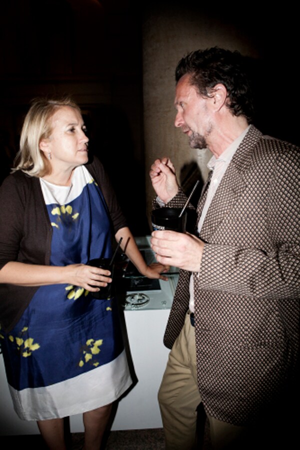 Silvia Fendi and Jerry Stafford