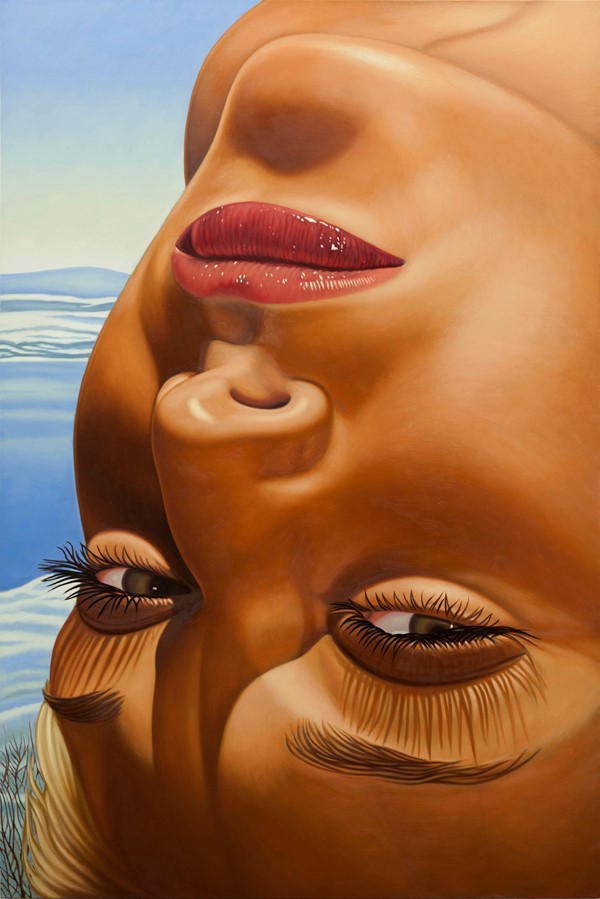 Richard Phillips with Exhibition A, Der Bodensee (print), 20