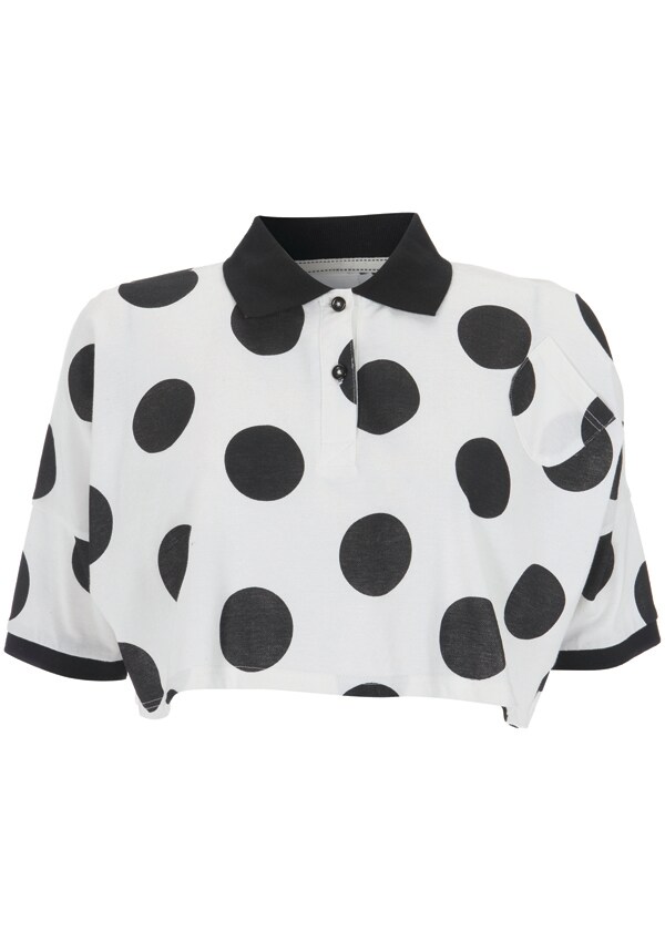 Polka dot crop top, part of Edited by Katie Shillingford at 