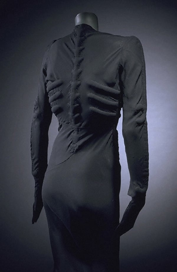 Skeleton Dress by Elsa Schiaparelli and Salvador Dali, 1938
