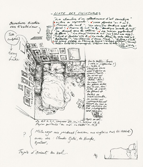 The Bedroom of a Romantic Art Collector, 2001