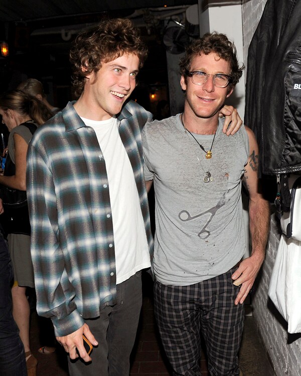 Andrew VanWyngarden and Dustin Yellin at the AnOther issue 2