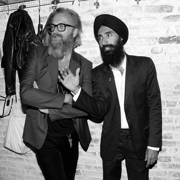 Johan Lindeberg and Waris Ahluwalia at the AnOther issue 21 