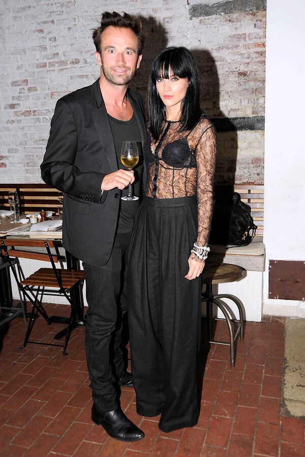 Carl Heline and Leigh Lezark at the AnOther issue 21 launch 