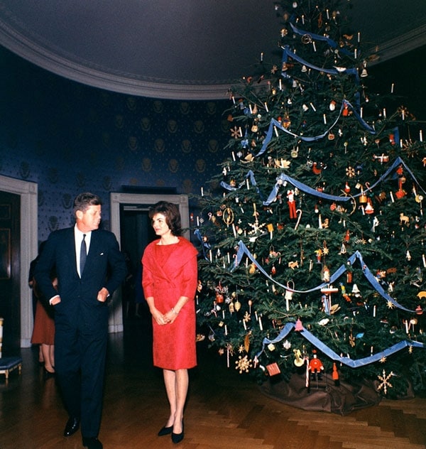 13 December 1961 President and Mrs. Kennedy with the 1961 W