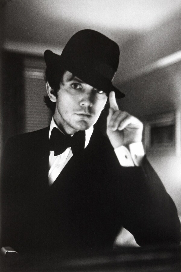 Terence Stamp during the filming of Modesty Blaise, London, 
