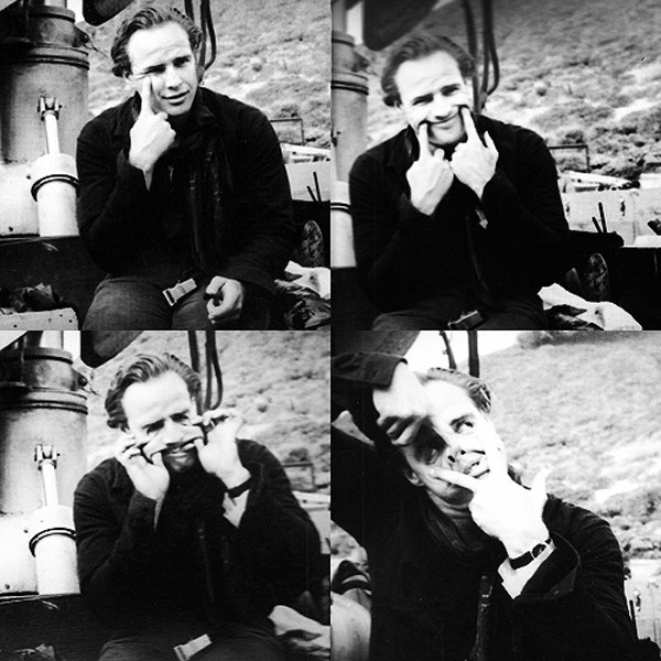 Marlon Brando on the set of One-Eyed Jacks, 1961