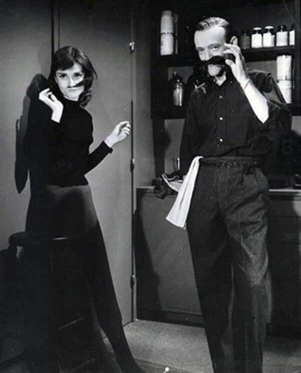 Audrey Hepburn and Fred Astaire