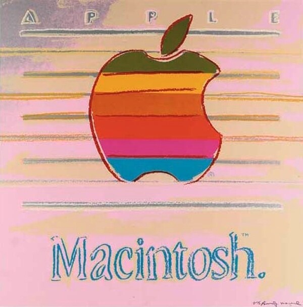 Apple advertisement by Andy Warhol, 1985