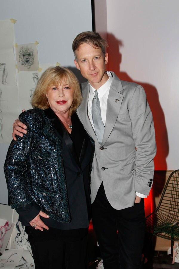 Marianne Faithfull and Jefferson Hack