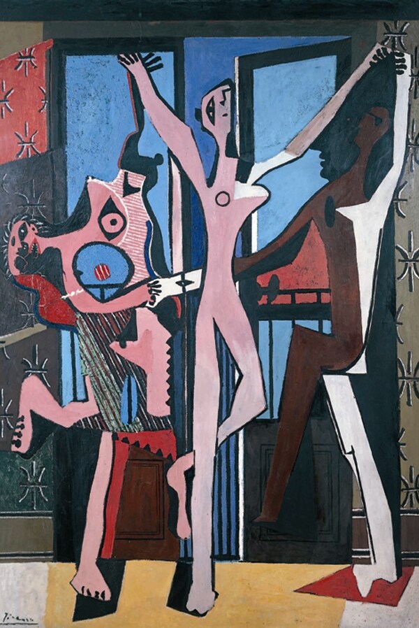 Pablo Picasso,  The Three Dancers, 1925