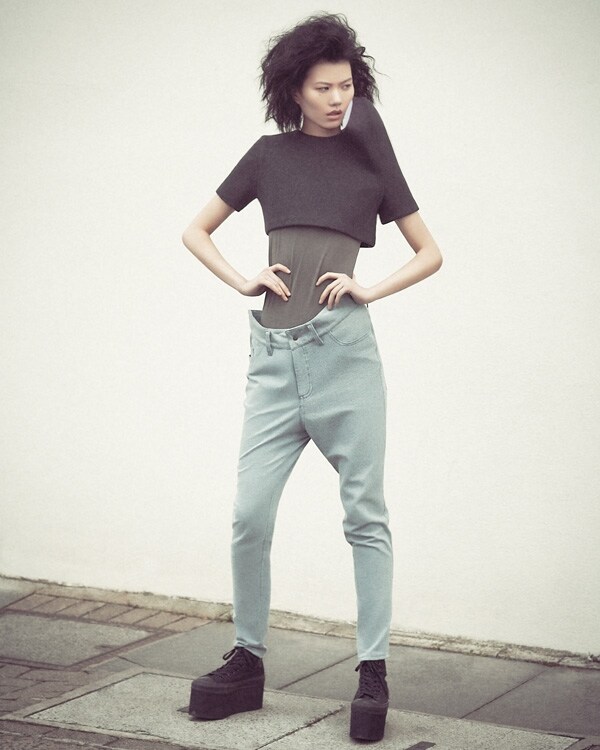 All clothes by Stina Eklund, Converse trainers customised by