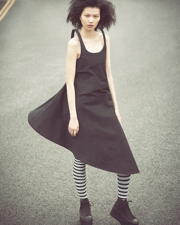 All clothes by Stina Eklund, Converse trainers customised by