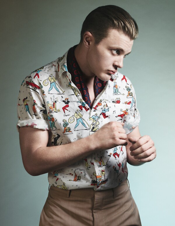 Prada S/S12 featuring Michael Pitt, photography by David Sim