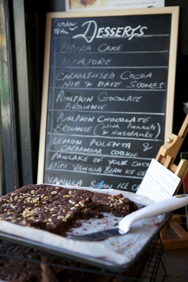 Niko B brownies at the Avo Hotel