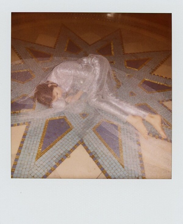 Sequinned suit by Givenchy by Riccardo Tisci; Fabric stylist