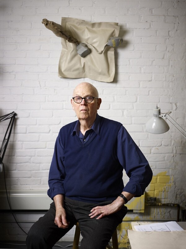 Claes Oldenburg in his studio in New York, 2011
