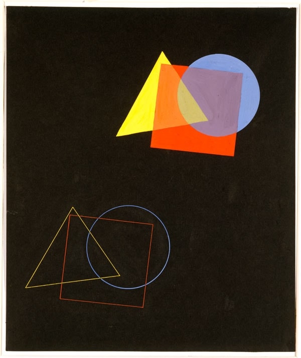 Eugen Batz, The spacial effect of colours and forms from Was