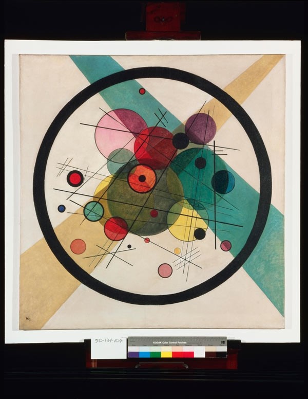 Wassily Kandinsky, Circles in a circle, 1923