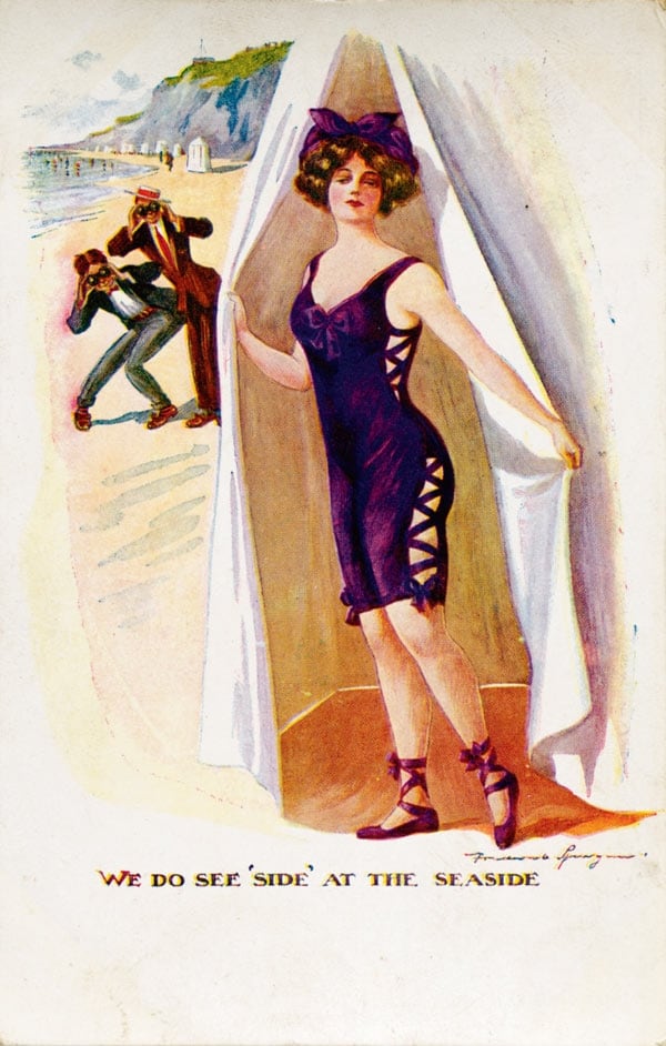 Stylish bathing costumes attract attention