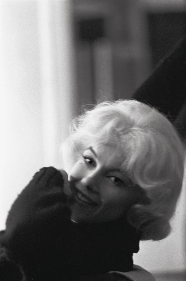 Monroe in her dressing room, on the set of Let&#39;s Make Love, 