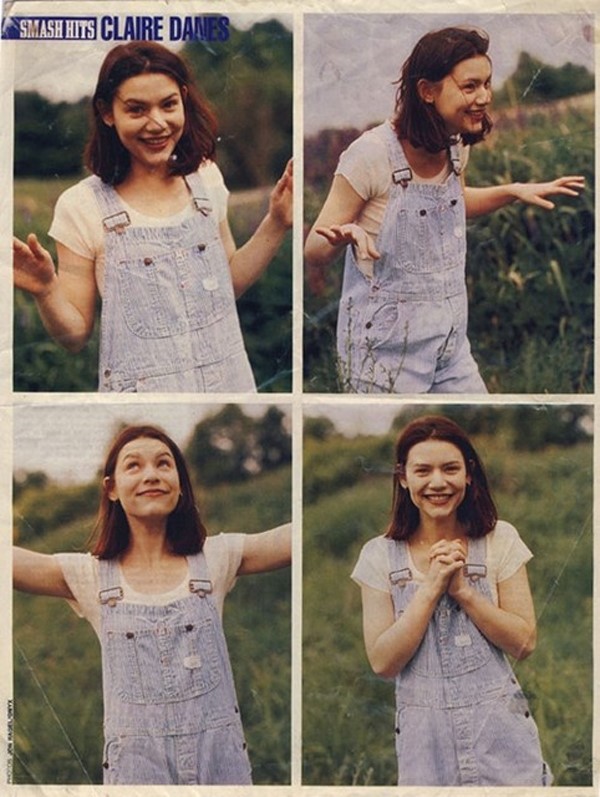 Claire Danes in Dungarees