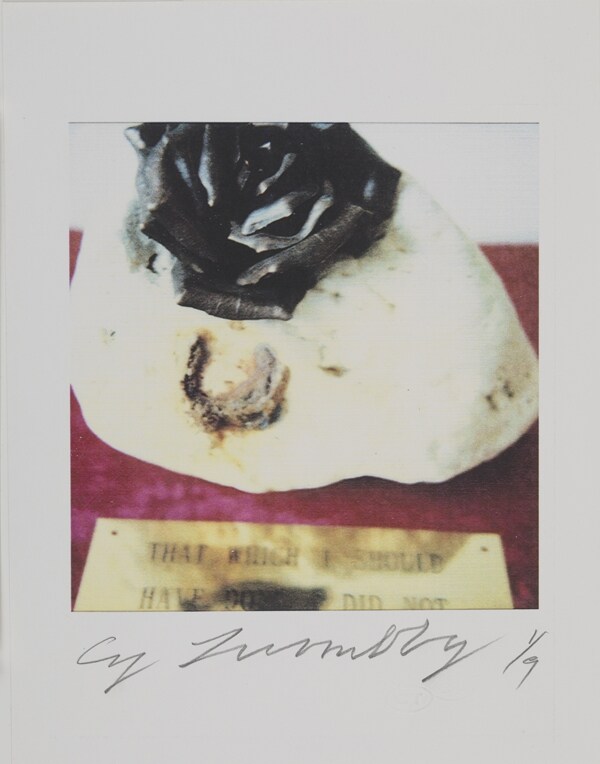 Cy Twombly, Sculpture Detail (Rome), 199