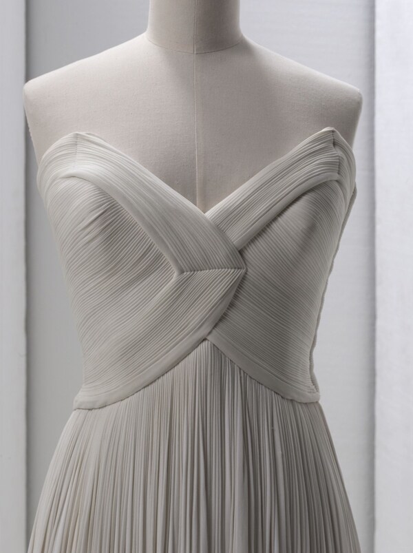 Gr&#232;s, Strapless evening dress (detail), Spring/Summer 1964