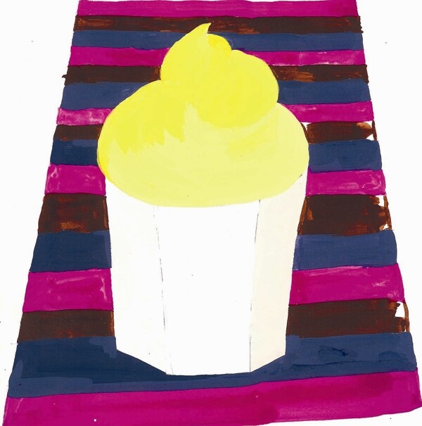 Pamela Fraser, Magenta Stripe Zabaione, 2009