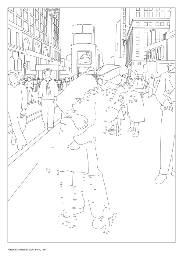 Alfred Eisestaedt, New York, 1945. From Most Popular of All 