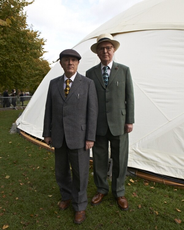 Gilbert &amp; George at the Serpentine Memory Marathon 2012
