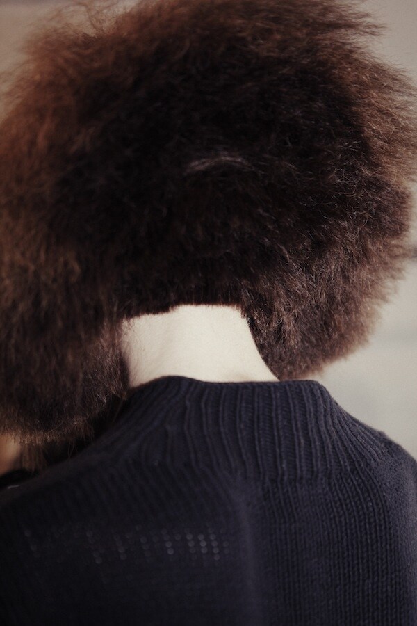 Backstage at Rick Owens S/S13