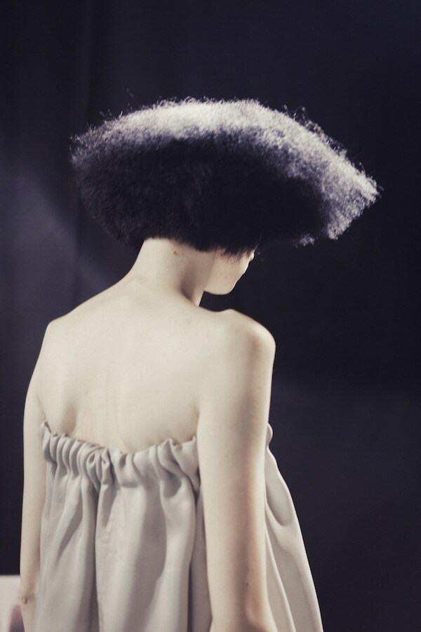 Backstage at Rick Owens S/S13