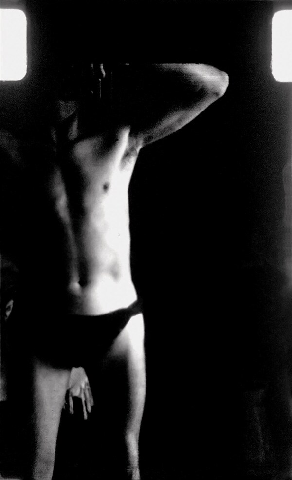 Le Corbusier, self-portrait with film camera, 1936