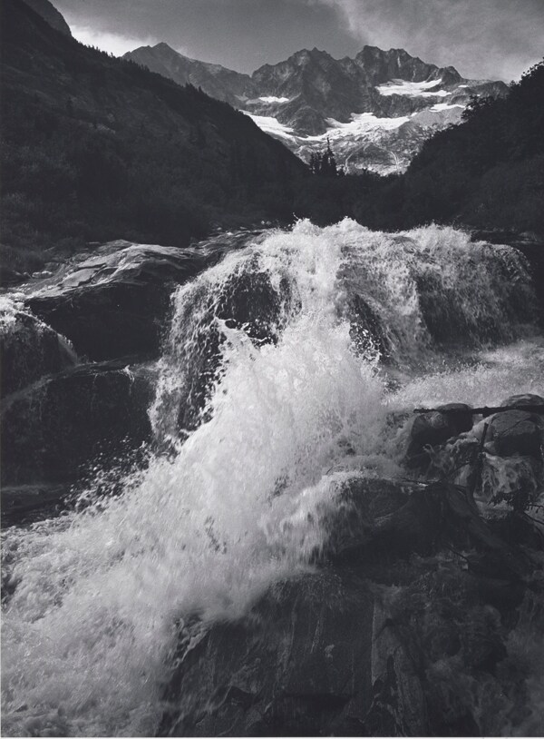 Waterfall, Northern Cascades, Washington, 1960