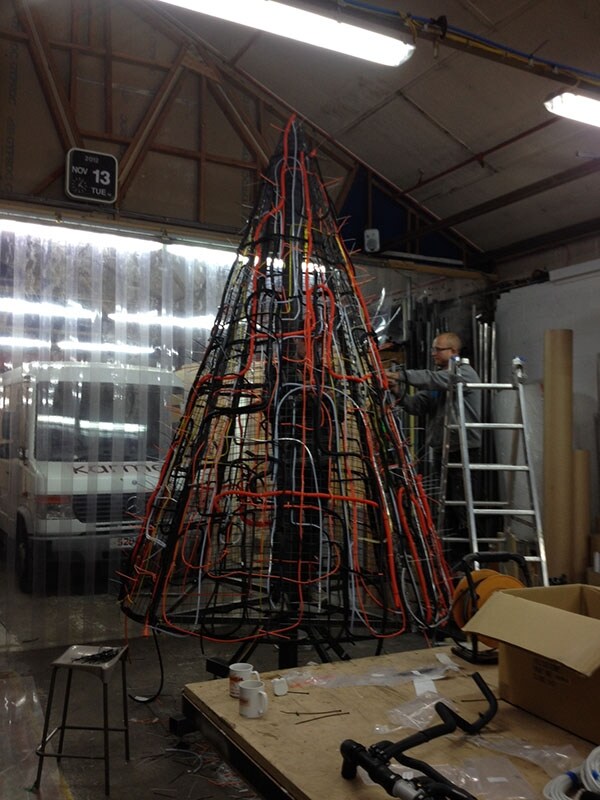 The making of Gary Card&#39;s Electric Tree