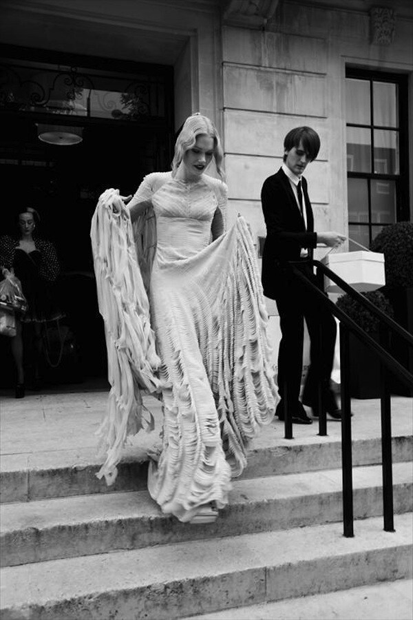 Gareth Pugh and Katie Shillingford, August 2011