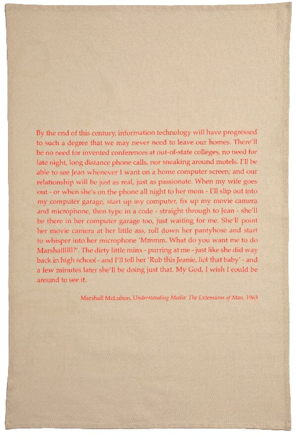 Philosophers Tea Towels – Marshall McLuhan
