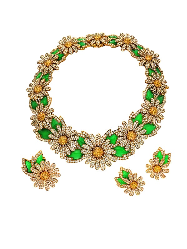 Collier Reine-marguerites Paris, New York, 1990-1992