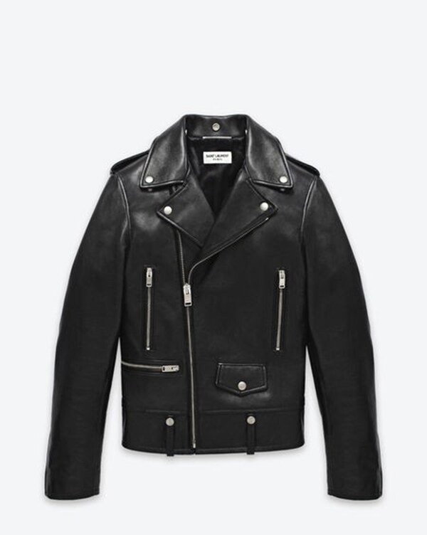 Saint Laurent classic Motorcycle jacket chosen by Kin Woo