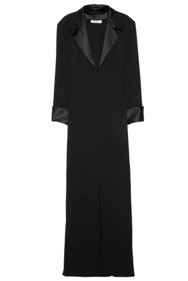 Yves Saint Laurent Tuxedo Dress chosen by Thea Charlesworth