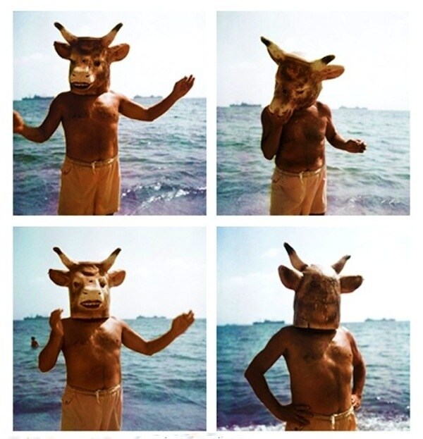 Pablo Picasso by Gjon Mili, 1949