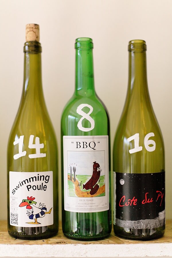 Wine Bottles at 259 Hackney Road