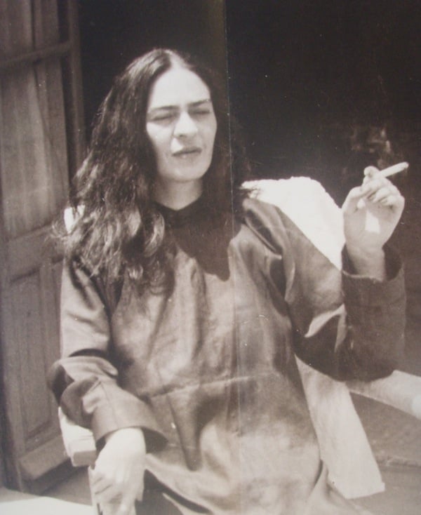 Frida Kahlo after an operation 1946