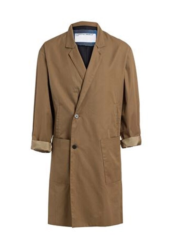 Relaxed Formal Coat in light khaki, Tillmann Lauterbach S/S1