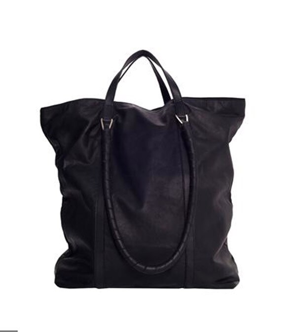 Cow Hide Bag in black by Tillmann Lauterbach S/S13