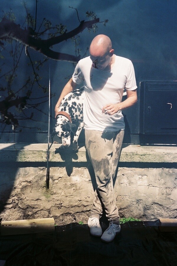 Tillmann Lauterbach at his studio